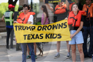 Demonstrators Call Out Texas Government Failures Following Deadly Floods 