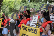 Demonstrators Call Out Texas Government Failures Following Deadly Floods 