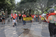 Demonstrators Call Out Texas Government Failures Following Deadly Floods 