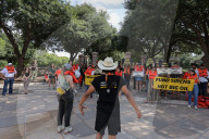 Demonstrators Call Out Texas Government Failures Following Deadly Floods 