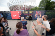 Fans Arrive For Guns N' Roses Concert In Warsaw