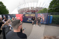 Fans Arrive For Guns N' Roses Concert In Warsaw