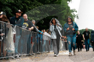 Fans Arrive For Guns N' Roses Concert In Warsaw
