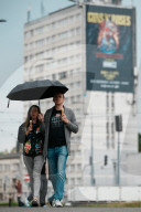 Fans Arrive For Guns N' Roses Concert In Warsaw
