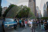 Crowds Gather To Watch Manhattanhenge 
