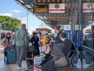 Bus Terminal Of Memmingen Airport
