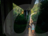 Walking From Santiago To Muxia, In Spain.