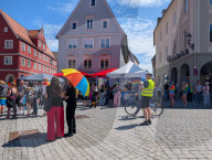 Christopher Street Day Celebration In The Old Town Memmingen