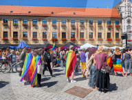 Christopher Street Day Celebration In The Old Town Memmingen