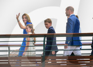 PEOPLE - Wimbledon 2025: RH Catherine Princess of Wales with daughter Charlotte walk across bridge to Centre Court
