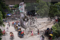 Projonmo Chattar Monument In Dhaka Demolished