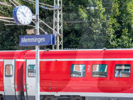 German Train Station Of Memmingen