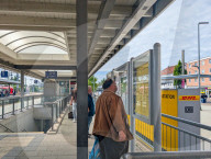 German Train Station Of Memmingen
