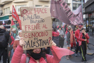March In Buenos Aires Against Israel's Occupation And Genocide In Palestine