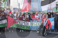 March In Buenos Aires Against Israel's Occupation And Genocide In Palestine