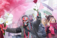 March In Buenos Aires Against Israel's Occupation And Genocide In Palestine