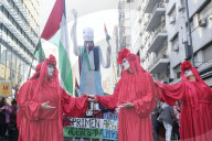 March In Buenos Aires Against Israel's Occupation And Genocide In Palestine