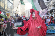March In Buenos Aires Against Israel's Occupation And Genocide In Palestine