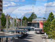 Bus Terminal At Memmingen Railway Station