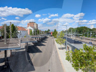 Bus Terminal At Memmingen Railway Station
