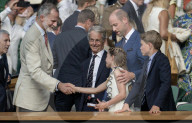 Royals beim Finale der Herren bei den Wimbledon Championships, Tag 14