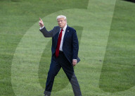 President  Donald J Trump  Returns To The White House 