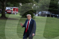 President  Donald J Trump  Returns To The White House 