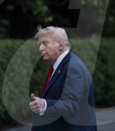 President  Donald J Trump  Returns To The White House 