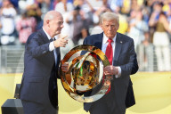 FUSSBALL - US-Präsident Trump am Final der Fifa-Klub-WM