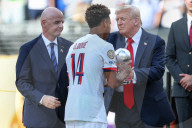 FUSSBALL - US-Präsident Trump am Final der Fifa-Klub-WM