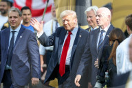 FUSSBALL - US-Präsident Trump am Final der Fifa-Klub-WM