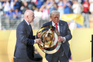 FUSSBALL - US-Präsident Trump am Final der Fifa-Klub-WM