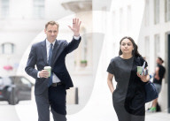 Guests arrive for Sunday with Laura Kuenssberg at the BBC, Broadcasting House, London, UK. 