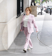 Guests arrive for Sunday with Laura Kuenssberg at the BBC, Broadcasting House, London, UK. 