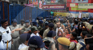 Protest Of Teachers Of Government -Aided  Schools In Howrah, Kolkata, India