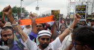 Protest Of Teachers Of Government -Aided  Schools In Howrah, Kolkata, India