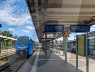 Arverio Train At Memmingen Station