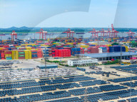 Longtan Port Container Terminal Foreign Trade Containers in Nanjing 