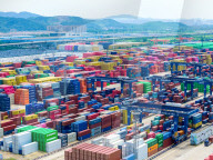 Longtan Port Container Terminal Foreign Trade Containers in Nanjing 