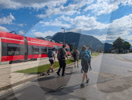 Alpine Railway Station Hausberg