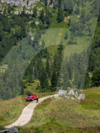 Fire Brigade Vehicles In The Wetterstein Mountains