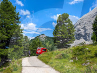 Fire Brigade Vehicles In The Wetterstein Mountains