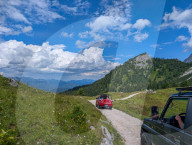 Fire Brigade Vehicles In The Wetterstein Mountains