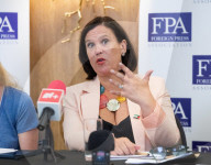 Sinn Fein press briefing at Royal Overseas League, London, Great Britain 
14th July 2025