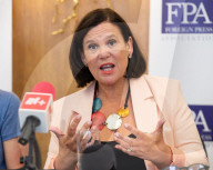 Sinn Fein press briefing at Royal Overseas League, London, Great Britain 
14th July 2025