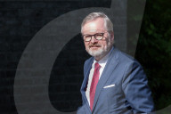Czech Prime Minister Petr Fiala Visits Downing Street In London