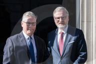 Czech Prime Minister Petr Fiala Visits Downing Street In London