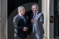 Czech Prime Minister Petr Fiala Visits Downing Street In London