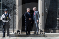 Czech Prime Minister Petr Fiala Visits Downing Street In London