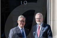 Czech Prime Minister Petr Fiala Visits Downing Street In London